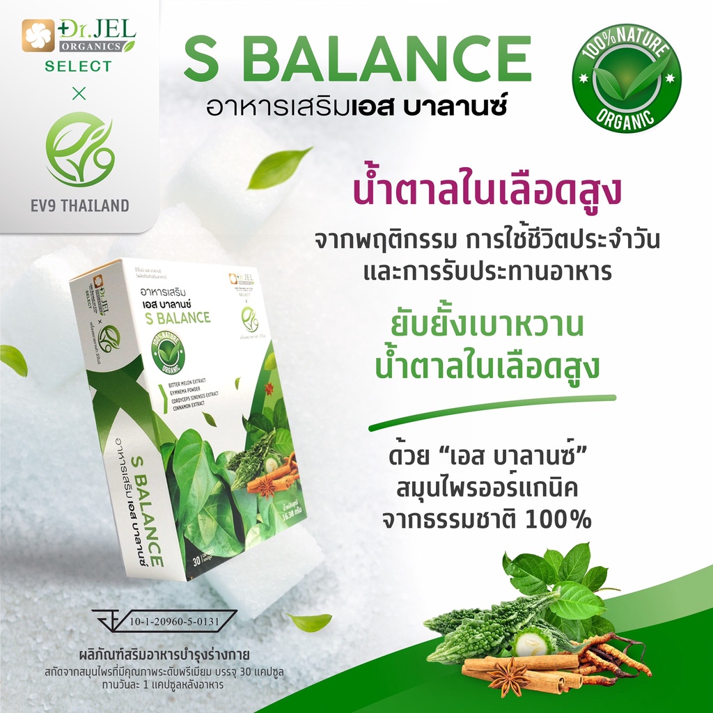 ภาพสินค้า(2 กล่อง) S BALANCE ลดน้ำตาลในเลือด ฟื้นฟูตับอ่อน ควบคุมน้ำตาลได้มากกว่า 5 เท่า (ส่งฟรี) จากร้าน vidhanon บน Shopee ภาพที่ 3