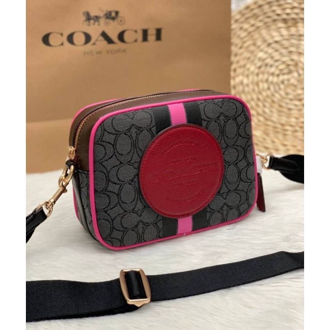 sale-sale-sale-เคลียสต็อค-coach-dempsey-camera-bag-in-signature-jacquard-with-stripe-and-coach-patch-1912