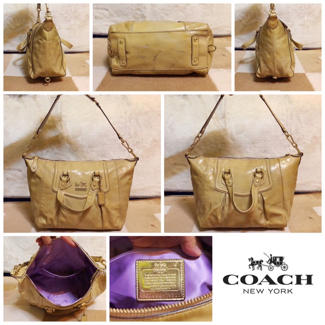 coach-coach-madison-satchel-patent-audrey-leather-bag-แท้