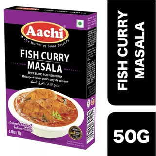ภาพหน้าปกสินค้าAachi Fish Curry Masala 50g อาชิ แกงปลามาซาล่า 50 กรัม (Buy 2 Get 1 Free) ซึ่งคุณอาจชอบสินค้านี้