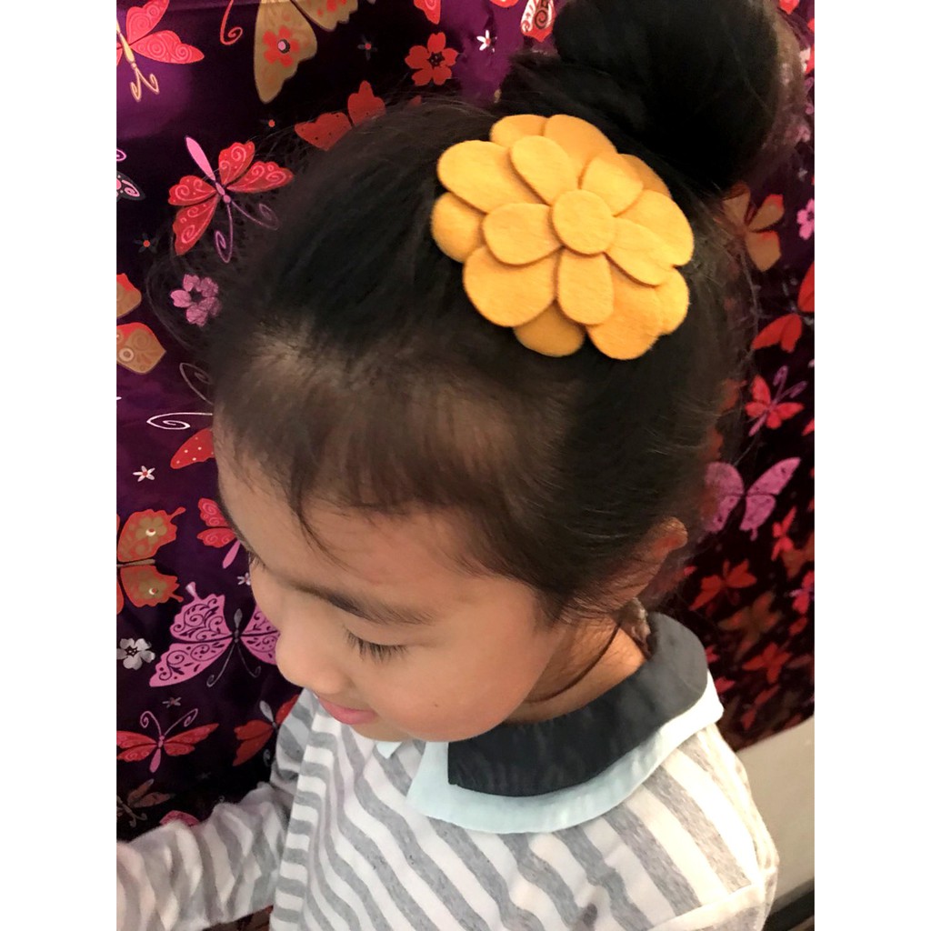 hair-sticker-แผ่นแปะผม-ทรงดอกไม้
