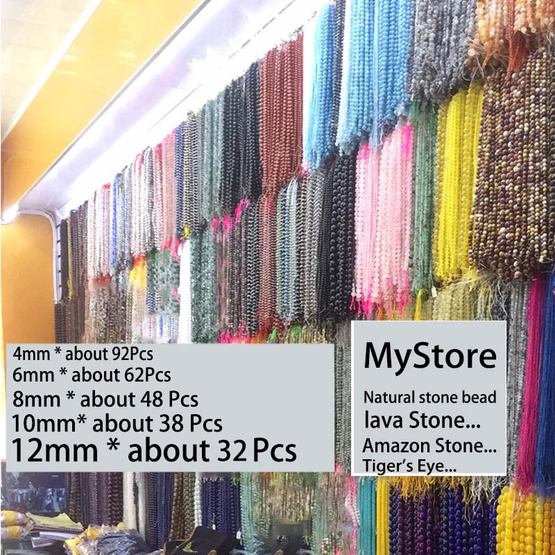 ภาพสินค้าลูกปัดทรงกลมสีด ํา 4 6 8 10 12 มม . สําหรับทําเครื่องประดับ Diy จากร้าน yongforyou.th บน Shopee ภาพที่ 5