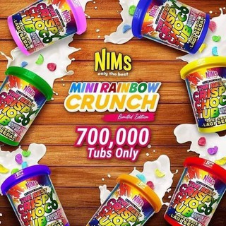 New​  Crispy.RainBow.คริสปี้​ เรนโบ​ว์  คริสปี้สายรุ่ง​ผสมไวท์ช็อคแลตเข้มข้น​250​กรัม