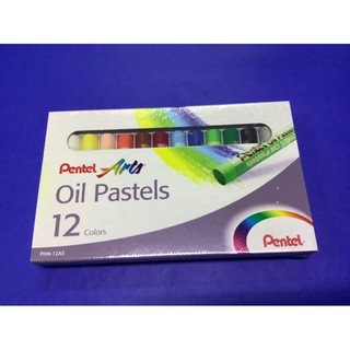 สีชอล์ค12สี เพนเทล Pentel