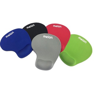 Melon ML-200 Mouse Pad with Gel Wrist แผ่นรองเม้าส์ พร้อมเจลรองข้อมือ - (ฺBlack/Gray/Blue/Green/Red)