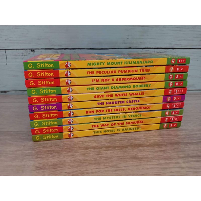 new-geronimo-stilton-41-50-bookset-ปกอ่อน-ภาพสีทั้งเล่ม