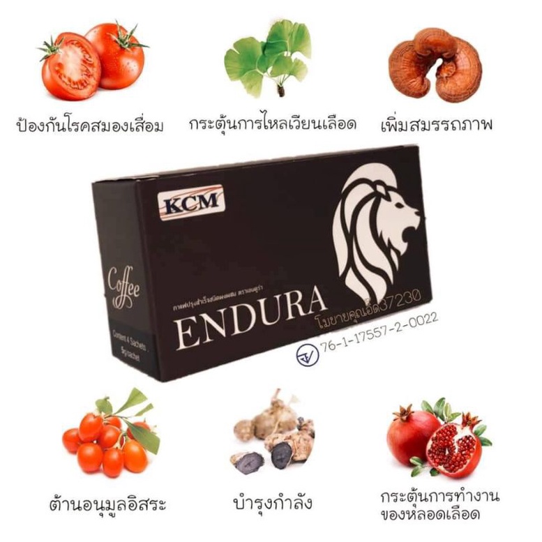 พร้อมส่ง-กาแฟเพิ่มสมรรถภาพท่านชาย-endura