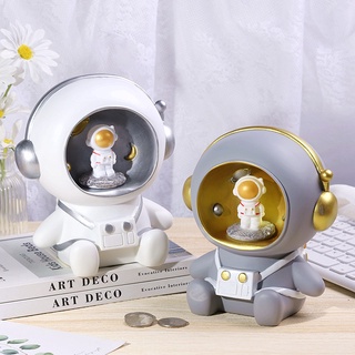 กระปุกออมสินนักบินอวกาศ Creative spaceman หน้าแรกตกแต่งเดสก์ท็อปตกแต่งของขวัญนักเรียนเหรียญกระปุกออมสินของเล่นเด็กกระปุกออมสิน  SH7014