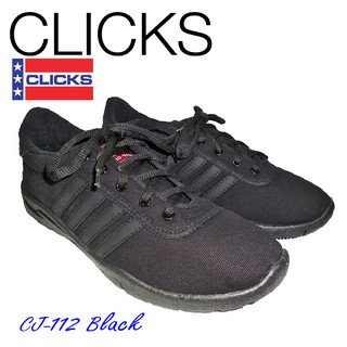 Clicks CJ-112 รองเท้าผ้าใบแฟชั่นสุภาพสตรีและสุภาพบุรุษ