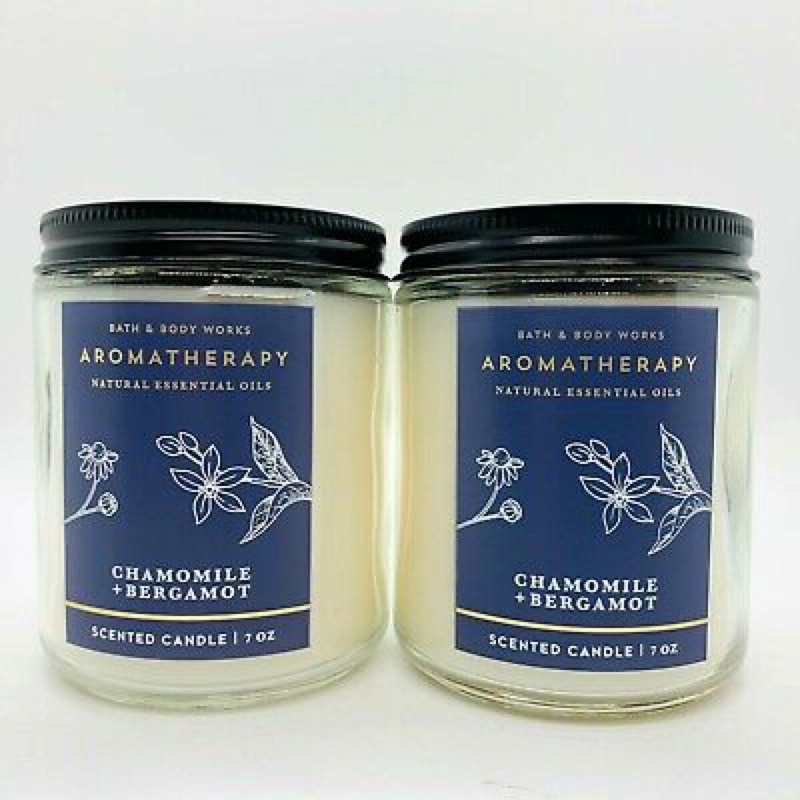 bath-amp-body-works-aromatherapy-chamomile-amp-bergamot-single-wick-scented-candle-198g-ของแท้
