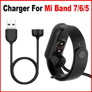 สายชาร์จ สําหรับ Xiaomi Mi Band 7 6 5 4 Smart Wristband สร้อยข้อมือสายชาร์จข้อมูลสําหรับ MiBand 5 6 สายชาร์จ USB อะแดปเตอร์สายรัด