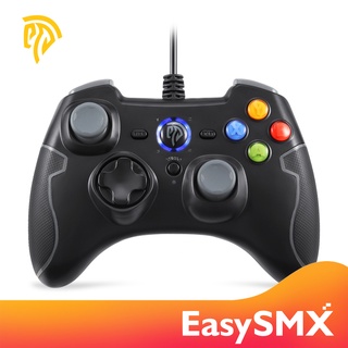 ภาพหน้าปกสินค้าEasySMX ESM-9100 Wired Controller Joysticks Dual Shock for Windows/ Android/ PS3/ TV Box (Grey) ที่เกี่ยวข้อง