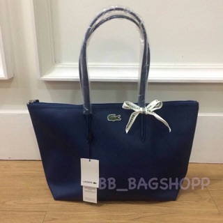 Lacoste Tote Bag (outlet) สีน้ำเงิน