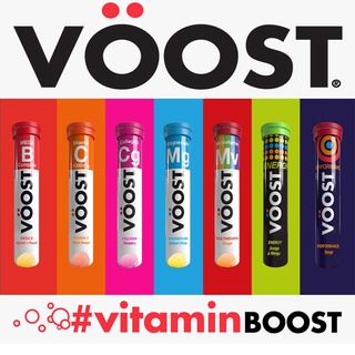 Voost Multivitamin วิตามินรวมเข้มข้นสูง ไม่มีน้ำตาล < 1หลอด 20 เม็ดฟู่ > วิตามินนำเข้าจากเยอรมัน แท้100% **SALE**SALE**