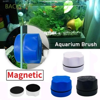 BACK2LIFE Mini Algae Scraper Plastic Window Cleaner Magnetic Brush Aquarium Glass Wiper 3 color Fish Tank Scrubber Floating Cleaner Cleaning Sponge/Multicolor