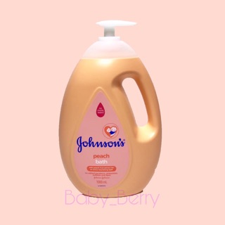 🍑สบู่เหลว ครีมอาน้ำ พีช Johnson’s baby bath peach 1000ml