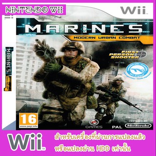 แผ่นเกมส์ wii - Marines - Modern Urban Combat (USA)