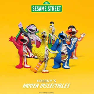 Mighty Jaxx Sesame Street Blind Box Limited กล่องสุ่ม แฮนด์เมด สองมิติ เครื่องประดับ สําหรับสะสม