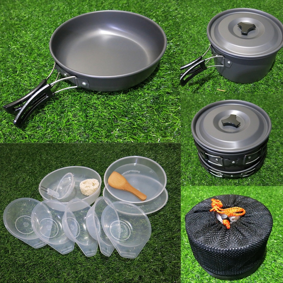 ชุดหม้อสนามแคมป์ปิ้งสำหรับ5-6คน-ชุดใหญ่-ds-500-outdoor-camping-cooking-set-ds500-หม้อสนาม-แคมป์