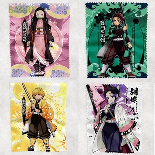 สินค้า Barry ผ้าเช็ดแว่นตาแฟชั่น ลายการ์ตูนอนิเมะญี่ปุ่น Kamado Tanjirou Demon Slayer Agatsuma Zenitsu Kamado Nezuko