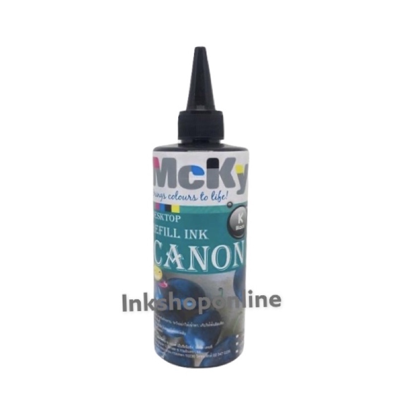MCKY CANON หมึก แคนนอน 250ml. ยี่ห้อ MCKY เติมแคนนอนได้ทุกรุ่น | Shopee ...