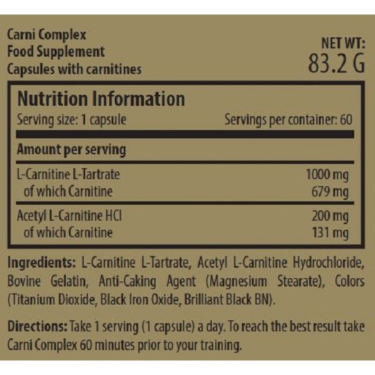ภาพหน้าปกสินค้าScitec Nutrition Carni Complex 60 caps. (แคปซูล) จากร้าน alive.official บน Shopee