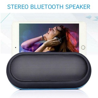 ลำโพงบูลทูธ ลำโพงพกพา กันน้ำ Bluetooth Stereo สีดำ ดีไซน์สวย