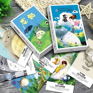 ภาพหน้าปกสินค้าโปสการ์ดลายโตโตโร่ 36 แผ่น / ชุด 36 Sheets/Set Kawaii Totoro Postcard /Greeting Card/Message Card/Christmas and New Year gifts ที่เกี่ยวข้อง