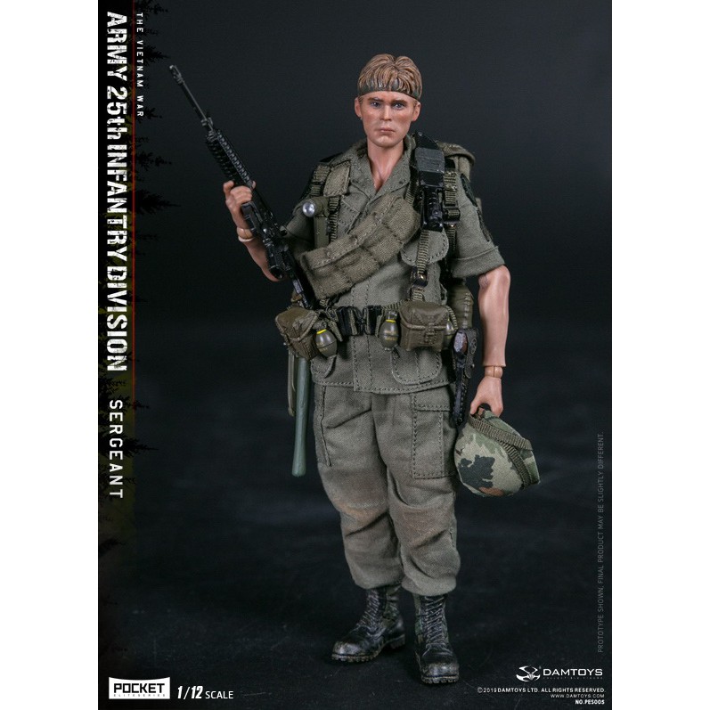 DAMTOYS : 1/12 POCKET ELITE SERIES : ARMY 25th Infantry Division