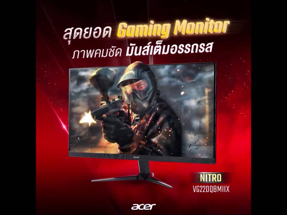 ใส่-code-20ddsep12-ลดเพิ่ม-1-000-จอคอมพิวเตอร์-acer-nitro-gaming-monitor-led-21-5-vg220qbbmiix-um-wv0st-b01-75hz