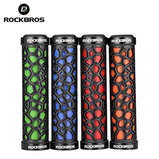 Rockbros แฮนด์มือจับยาง กันลื่น น้ําหนักเบา สําหรับรถจักรยาน MTB