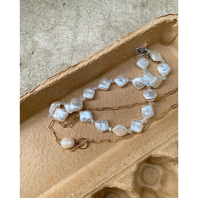 pearl-necklace-s925-14k-สร้อยมุก-จี้มุก