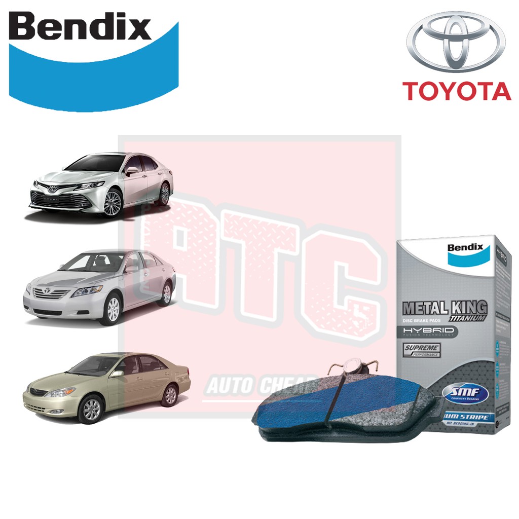 Bendix ผ้าเบรค toyota camry sxv20 acv30 acv40 acv50 โตโยต้า คัมรี่