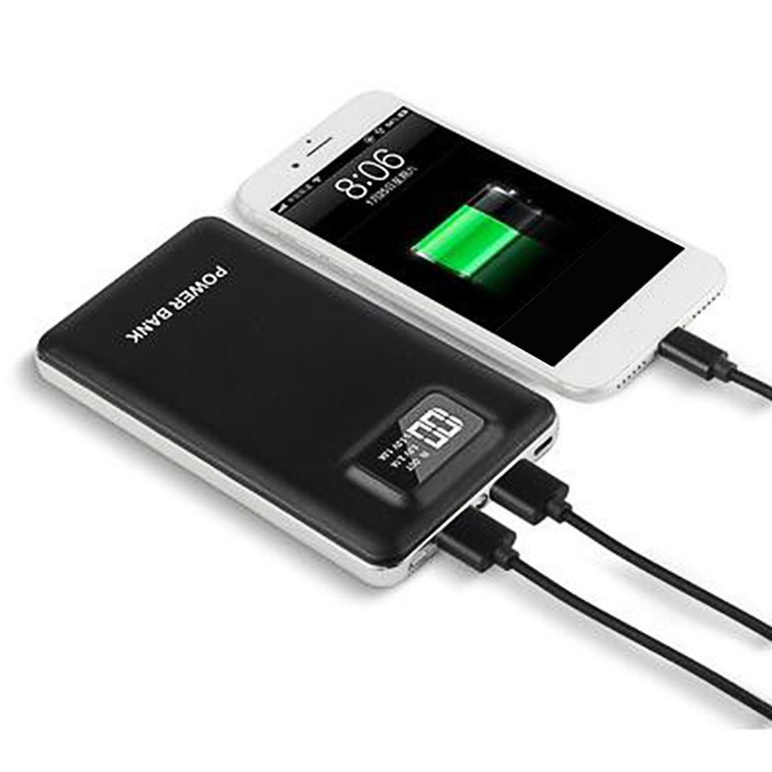 แบตเตอรี่สํารองพาวเวอร์แบงก์หน้าจอ-lcd-มีไฟ-led-dual-usb