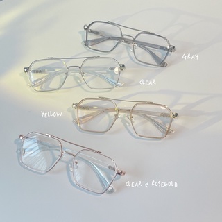 [AF1LACลด75.-] แว่นตากรองแสงรุ่น Minny ❤️💖 แว่นทรงเหลี่ยมมีคาน :) 💗✨