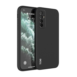 เคสโทรศัพท์ชนิดซิลิโคน Tecno Camon 17/Camon 17P/Camon 17 Pro/Pouvoir 4/Pouvoir 4 Pro Lc7 Lc8 ทรงสี่เหลี่ยมสําหรับ Tecno Camon