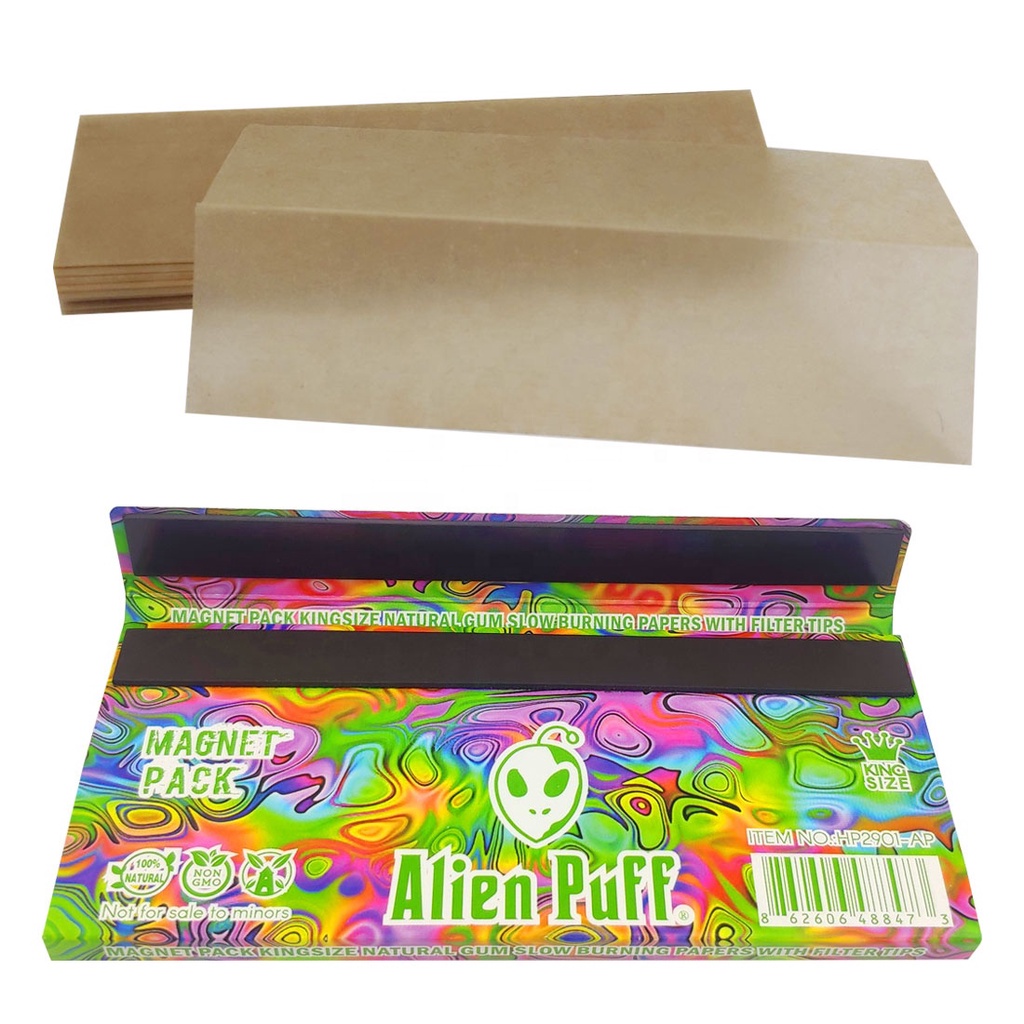 ภาพสินค้า78-110mm กระดาษสมุนไพร Alien Puff สีรุ้ง-ห่อแม่เหล็ก Clost บรรจุที่มีคุณภาพสูง จากร้าน plearngun บน Shopee ภาพที่ 2