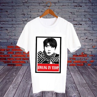 สั่งทำ เสื้อยืด Fanmade เสื้อแฟนเมด แฟนคลับ สินค้าศิลปินดาราเกาหลี ฮวางอินยอบ Hwang In yeop  - CBK15