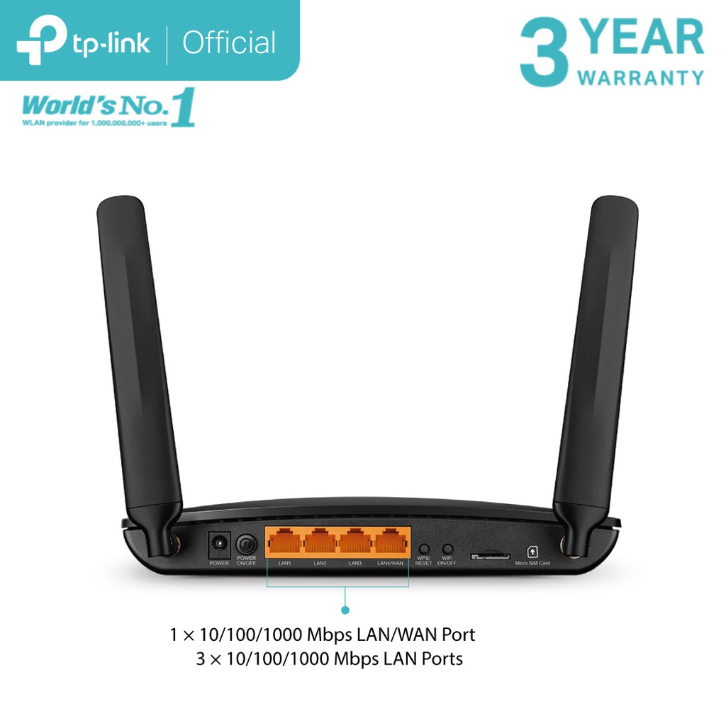 ภาพหน้าปกสินค้าTP-Link Archer MR600 เราเตอร์ใส่ซิม 4G+ Cat6 AC1200 Wireless Dual Band Gigabit Router จากร้าน mahaprom_intercom บน Shopee