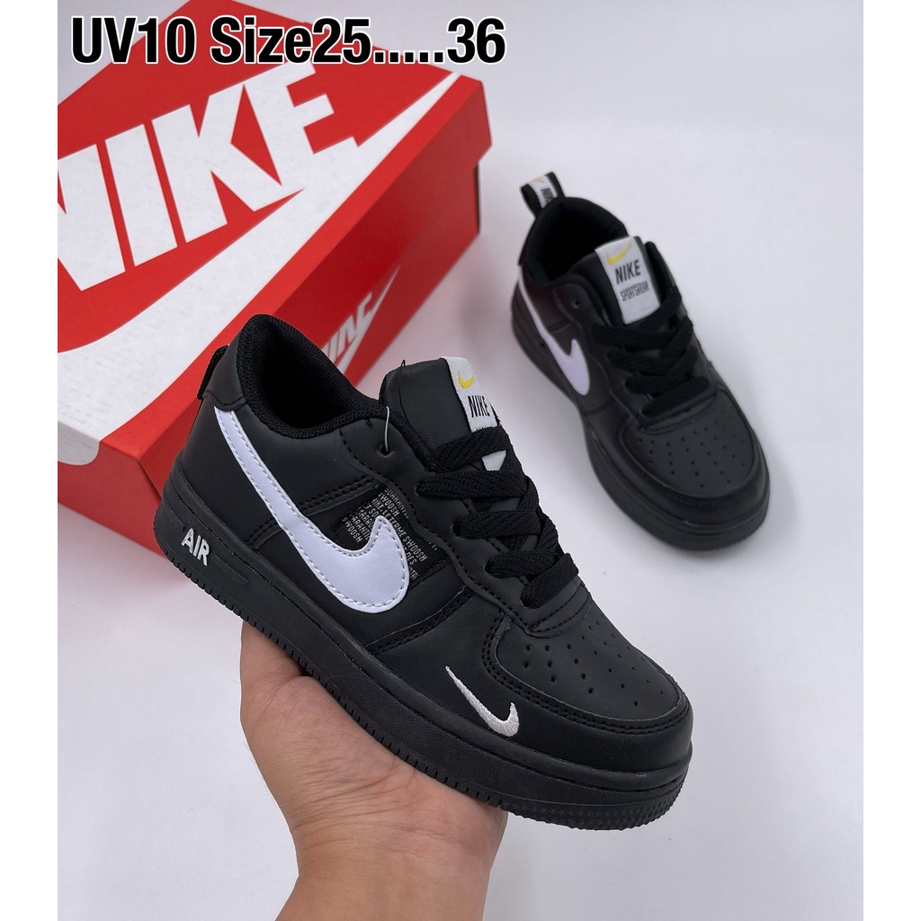 nike-air-force-1-kids-รองเท้าผ้าใบผูกเชือกสำหรับเด็ก