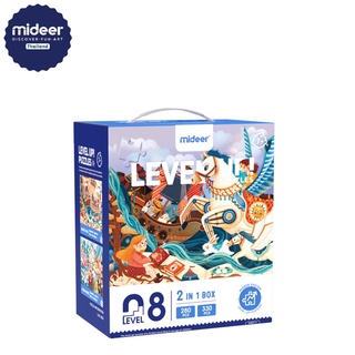 Mideer 7+ จิ๊กซอว์โลกเทพนิยายสำหรับเด็กโต  Level Up! Puzzle -Level 8 2 in1 MD3186