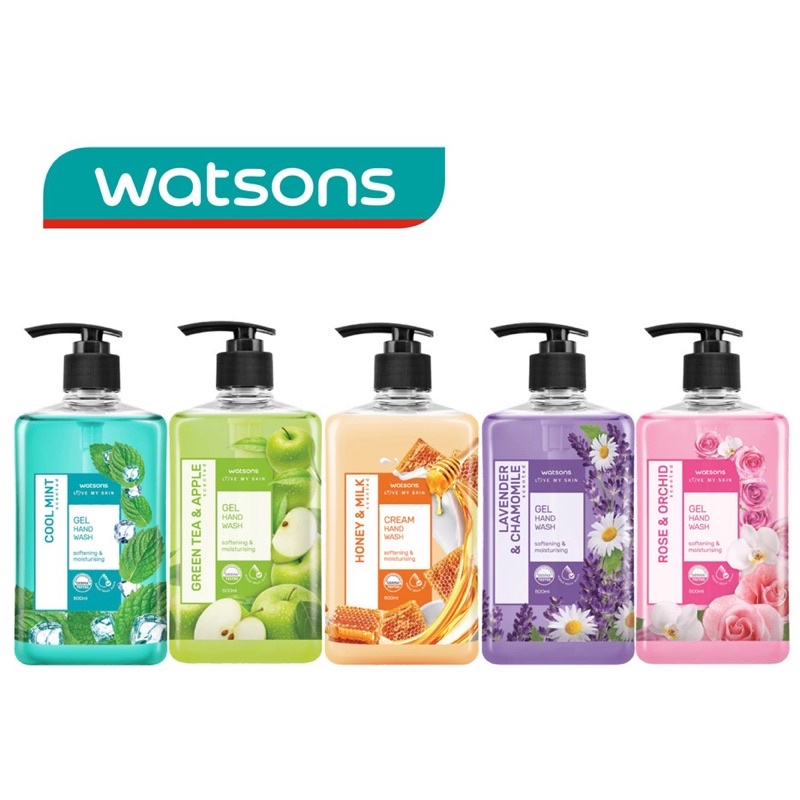 สบู่เหลวล้างมือวัตสัน-watsons-gel-hand-wash-500-ml