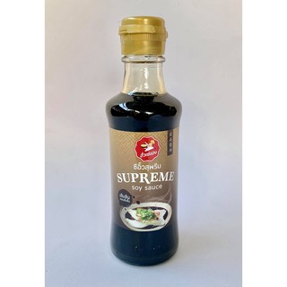 ซีอิ้วขาว สุพรีม ฮั่วเซ่งฮง SUPREME Soy Sauce เข้มข้น หอมยิ่งขึ้น Hua Seng Hong ขนาด 220 กรัม เจ