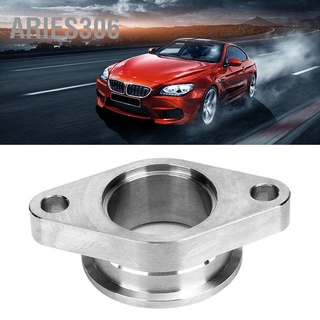 Aries306 SS304 Stainless Steel 1.5in 2 Bolt to MVS VBand Wastegate Adapter Flange