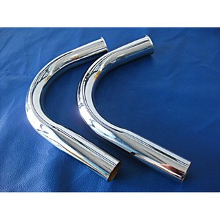 SUZUKI K125 EXHAUST HEADER PIPE SET "CHROME" (2 PCS.)  // คอท่อไอเสีย สินค้าคุณภาพดี