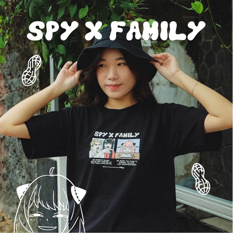 เสื้อยืดสีขาวเสื้อยืด-พิมพ์ลายอนิเมะ-spy-x-family-kuruu-forger-สําหรับครอบครัวs-4xl