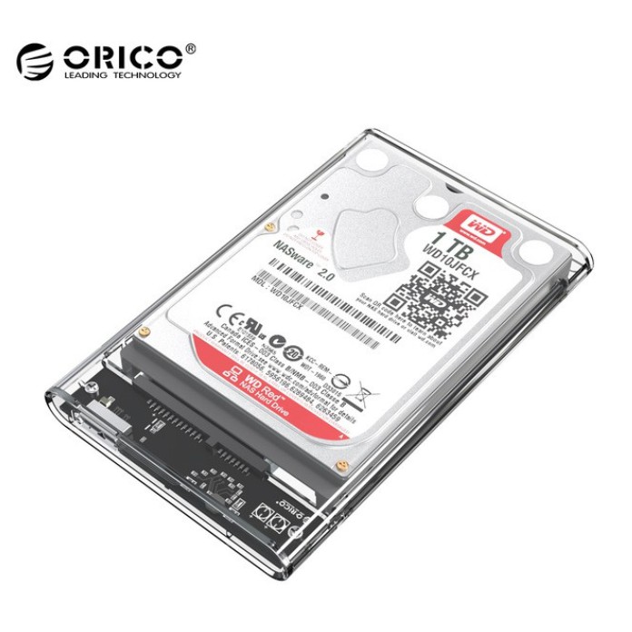 orico-กล่องใส่-hdd-แบบใส-harddisk-ssd-2-5-inch-usb3-0-แรง-hard-drive-enclosure-2139u3-ไม่รวม-hdd