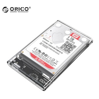 ภาพหน้าปกสินค้าORICO กล่องใส่ HDD แบบใส Harddisk / SSD 2.5 inch USB3.0 แรง Hard Drive Enclosure 2139U3 (ไม่รวม HDD) ที่เกี่ยวข้อง