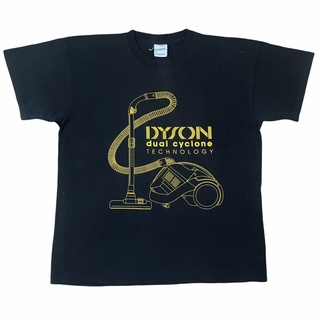 เสื้อยืดผ้าฝ้ายพิมพ์ลายคลาสสิก เสื้อยืด พิมพ์ลาย Dyson สไตล์วินเทจ คลาสสิก ไม่ซ้ําใคร สีดํา สําหรับผู้ชาย UK 282144