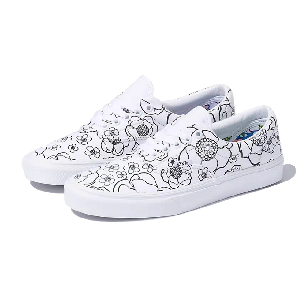Vans Era U Color Floral True White VN0A4U391UH Shopee Thailand